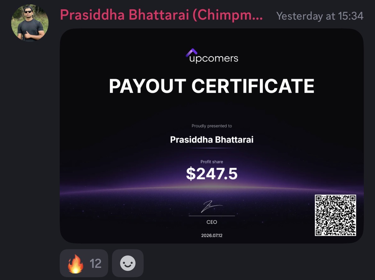 Student result screenshot